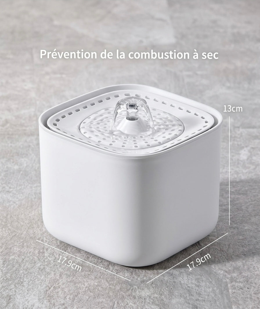 Fontaine à Eau Purifiée pour Chat 3L – Filtrée sans BPA
