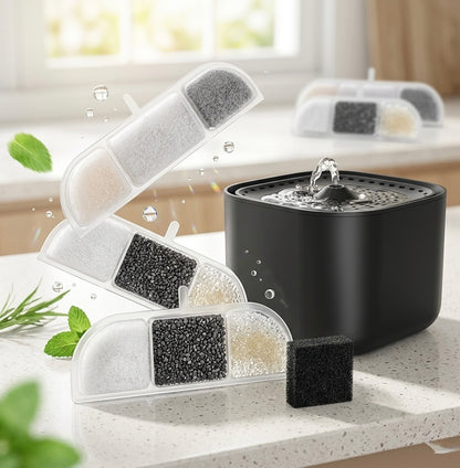 Filtres de Remplacement pour Fontaine à Eau Chat – Pack 6 ou 12