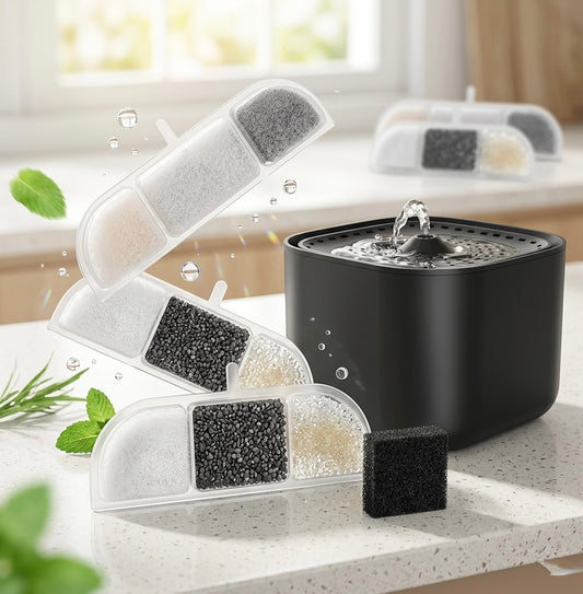 Filtres de Remplacement pour Fontaine à Eau Chat – Pack 6 ou 12
